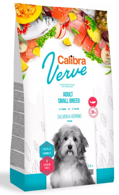 Calibra Dog Verve Grain Free Adult Small Salmon & Herring 6 kg